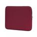 14 Inch Laptop Sleeve Multi-Color & Size Choices Case/Water-Resistant Neoprene Notebook Computer Pocket Tablet Briefcase Carrying Bag/Pouch Skin Cover for Acer/Asus/Dell/Lenovo Red Wine