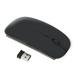 Wireless Laptop Mouse Design Ultrathin Usb Mouse Gamer Mice(Black)