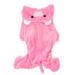 Funny Pet Dog Cat Clothes for Halloween Christmas Dress Up Cosplay Pink Pig - Size L