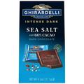 Ghirardelli Intense Dark Sea Salt Dark Chocolate 4.1oz Pack of 2