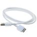 PKPOWER White USB 3.0 Sync Data Cable for LACIE D2 2 THUNDERBOLT EXTERNAL HARD DRIVE HDD
