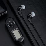 Personal FM Walkman Radio Mini Digital Tuning Portable Radio with Headphones LCD Display Pocket Radio for Walking Jogging