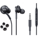 OEM InEar Earbuds Stereo Headphones for LG Optimus Zone VS410 Plus Cable - Designed by AKG - with Microphone and Volume Buttons (Black)