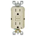 Leviton 111-AGTR1-00I 125V 15/20 AMP Ivory SmartlockProÂ® Dual Function AFCI & GFCI Receptacle