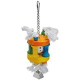 AE Cage Company Happy Beaks Wiffle Ball in Solitude Assorted Bird Toy (2 Pack)