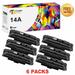 Toner Bank 6-Pack Compatible Toner Replacement Cartridge for HP CF214A LaserJet Enterprise MFP-M725dn M725f M725z M712n M712dn M712xh Black