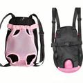 Pet Sling Backpack Pet Front Backpack Sling Travel Bag Legs Extended For Travel Hiking Camping