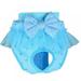 Dog Diapers Pants Reusable Dog Diapers Female Washable Sanitary Wraps Panties (Blue/L)