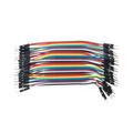 ZUARFY 40Pcs Cables M-F/M-M/F-F Jumper Breadboard Wire Colorful GPIO Ribbon for DIY Kit