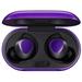 Urbanx Street Buds Plus True Bluetooth Earbud Headphones For LG Tribute 2 - Wireless Earbuds w/Active Noise Cancelling - Purple (US Version with Warranty)