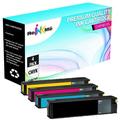 ReInkMe Compatible 981X Black & 3-Color Ink Cartridge Set for HP 586f 556xh