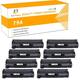 Toner H-Party Compatible 79A Toner Cartridge Replacement for HP CF279A Used for HP LaserJet Pro MFP M26nw M26a LaserJet Pro M12w M12a Printer Ink (Black 8-Pack)