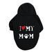 Winter Warm Hoodies Pet Pullover Cute Puppy Sweatshirt Dog Christmas Small Cat Dog Outfit Pet Apparel Clothes Z1-Black 7XL