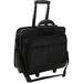 8026-03 Rolling 17 Inch Laptop Briefcase - Black