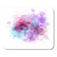 SIDONKU Pink Brush Purple Paint Multicolored Watercolor Splash Blot Blue Abstract Color Mousepad Mouse Pad Mouse Mat 9x10 inch