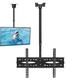 Outdoor TV Mount Ceiling TV Mount - Swivel and Tilting Vertical VESA Universal Mounting Bracket Mounts 32 to 70 Inch HDTV LED LCD Plasma Flat Screen Television Up to 110 lbs