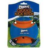 ChuckIt! Kick Fetch Dog Toy Ball with Giggle Sounds Small