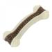 Elaydool Dog Toy Dog Chews Toys Supplies Cowhide Bone Molar Teeth Clean Stick Food Treats Dogs Bones for Puppy Accessories