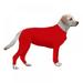 Pet Long Sleeves Bodysuit Jumpsuit Coat For Dogs E-Collar Alternative Recovery Post Operative Protection Long Sleeves Bodysuit Jumpsuit For Dogs E Collar Alternative For Recovery Red XL