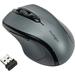 Pro Fit Mid-Size Wireless Mouse 2.4 Ghz Frequency/30 Ft Wireless Range Right Hand Use Gray | Bundle of 5 Each