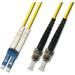 10 Meter Singlemode Duplex Fiber Optic Cable (9/125) - LC to ST - Yellow