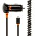 Samsung Galaxy S7 / S7 Edge / S7 Active Car Charger EMPIRE Micro USB Connector Car Charger with USB Port for Galaxy S8 / S8 Plus / S8 Active / S8 Mini - 3400 mAh 2 Meters 6 ft. - Orange / Black