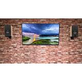 (2) Rockville HD5 5 150w RMS Powered Bluetooth Bookshelf Speakers+Wall Brackets