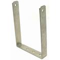 KALIBUR - 4-5/8 WIDE X 6-1/2 DEEP STAINLESS STEEL SINGLE HOLE EXTRA TALL BRACKET FOR MOUNTING CB RADIOS IN ROOF OR ON FLOOR
