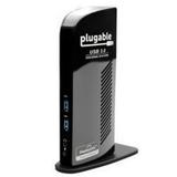 Plugable Technologies USB 3.0 Docking Station with Dual Video Outputs for Windows