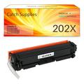 Catch Supplies 1-Pack Compatible Toner for HP 202X CF501X Color LaserJet Pro M254dw M254dn M254nw MFP M281fdw M280nw Printer Ink (Cyan)