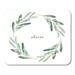 KDAGR Watercolour Green Branch Watercolor Floral with Olive Wreath White Leaf Drawing Mousepad Mouse Pad Mouse Mat 9x10 inch