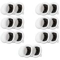 Acoustic Audio R191 In Ceiling / In Wall Speaker 7 Pair Pack 2 Way Home Theater Flush Mount