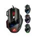 axGear Gaming Mouse USB Optical 5500 Dpi LED 7 Buttons Wired Mice for Gamer Computer