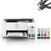 Epson EcoTank ET-2803 WIRELESS ALL-IN-ONE Color Inkjet PRINTER 5760 x 1440 dpi 10 ppm Home Office Print Scan Copy Auto 2-Sided Printing White Bundle with printer cable