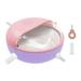 Kitten Feeding Bowl Silicone Cat Puppy with Silicone Feeding Pink