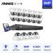 ANNKE 4K Ultra HD Poe Network Video Security System 16CH 4K H.265 Surveillance NVR 16pcs 4K HD IP67 POE CCTV Dome Cameras with 2T HDD