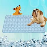 Dog Cooling Bed Mat Summer Soft Slipcover Breathable Pet Cooling Mat for Kennel Pet Bed Dog Cool Bed Liner Blanket for Small Medium Large Dogs