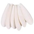 FunnyBeans Natural Cuddle Bone Parrot Chew Toys Cuttlefish Bone for Parakeets Cockatiel Macaw Conur (6 Pack)