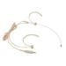 Headworn Earhook Headset Microphone For Sennheiser Wireless Beige System Bodypac