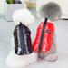 Small Dogs Cats Cotton Coat Puppy Outfit Dog Warm Vest With Zipper Design