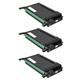 PrinterDash Compatible Replacement for CLP-600/CLP-600N/CLP-650N Black Toner Cartridge (3/PK-4000 Page Yield) (CLP-K600A_3PK)