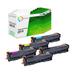 TCT Compatible High Yield Toner Cartridge Replacement for the HP 201X Series - 5 Pack (BK C M Y)