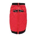 Zonghan DZ128 pet zipper leather buckle casual jacket Red Small code S