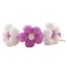 Papaba Pet Floral Collar Adjustable Hand-woven Plush Ball Flower Pet Collar Cat Dog Neck Strap Pet Supply