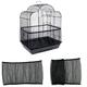 Toorise Birdcage Cover Adjustable Bird Cage Seed Catcher Nylon Parrot Cage Skirt Washable and Reusable Mesh Pet Bird Cage Skirt Guard Cage Accessories for Square Round Cage