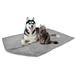 PetAmi Fluffy Waterproof Dog Blanket For Medium Large Dogs Soft Warm Pet Sherpa Throw Pee Proof Couch Cover Reversible Cat Bed Blanket Sofa Protector Plush Washable Pad (Light Grey 40x60)