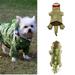 Cheers.US Dog Clothes Small Pet Crocodile Shape Costume Halloween Christmas Clothing Costume Dogs Cats Puppy Outfits Funny Apparel for Small Medium Dogs
