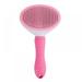 Cat Grooming Brush Self Cleaning Slicker Brushes for Dogs Cats Pet Grooming Brush Tool Gently Removes Loose Undercoat Mats Tangled Hair Slicker Brush for Pet Massage-Self Cleaning