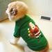 Pet Shirts Snowman Printed Puppy Shirts Dog Sweatshirt Cute Dog Clothing Cotton Dog Pullover Soft Shirt for Pet Dog Apparel Christmas New Year
