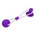 Dog Suction Cup Tug of War Toy Self-Playing Tug of War Dog Toy with Chew Rubber Ball Dog Rope Toys Teeth Cleaning Interactive Pet Tug Toy for Boredom